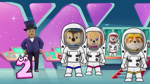 Paw Patrol Pups Save Numbers in Space | An Exciting Animated Journey to Learn Numbers!