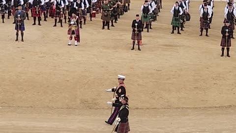 Scottish Fest - Bagpipes at the Stadium - Marine Band Entrance - OC FAIR & EVENT CENTER 2023