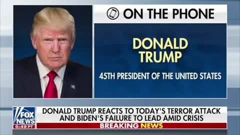 Trump Speaks to Hannity About Biden's Afghanistan Disaster