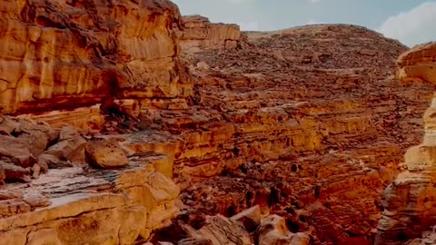 Color Canyon In Egypt