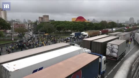 Brazilian riot police fire tear gas at protesters against Lula's win