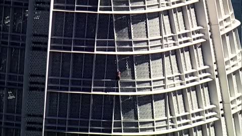 'Pro-Life Spiderman' climbs 60-story tower in San Francisco