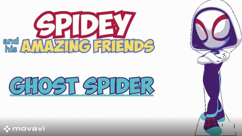 Learn how to draw Ghost Spider| Spidey and his amazing friends| Fun drawing video for kids