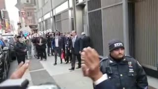New York City Protesters- Hillary Clinton - LOCK HER UP