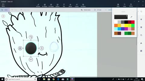 eHobby| Time Lapse Painting Baby Groot with Paint 3D