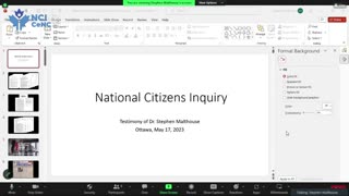 Dr. Stephen Malthouse at National Citizen's Enquiry: A Physician's Perspective