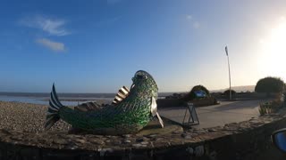 Tour of Amroth beach. Wales. 8th Oct 2022