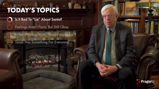 Dennis Prager Fireside Chat #268 The difference between make believe, lies, and Santa🎅Subscribe👇🏼