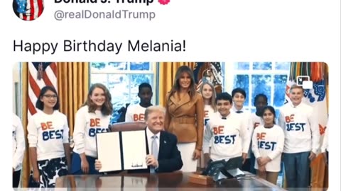 Mr T - Happy Birthday Melania Trump