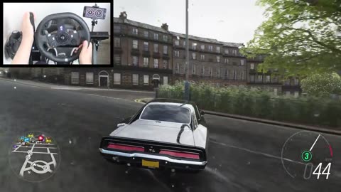Forza Horizon 4 Dom's Dodge Charger R/T (Steering Wheel + Shifter) Fast and Furious Gameplay