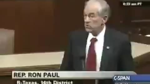 #Blowback: Hamas & Israel - Ron Paul 2009 on Floor of House of Representatives