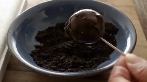 Chocolate bolls desert recipe