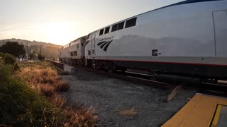 Amtrak Train #5 California Zephyr in Martinez Ca 8/31/23
