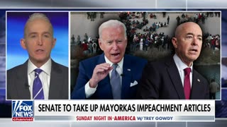 TREY GOWDY: THE CHANCES OF MAYORKAS BEING CONVICTED ARE ZERO