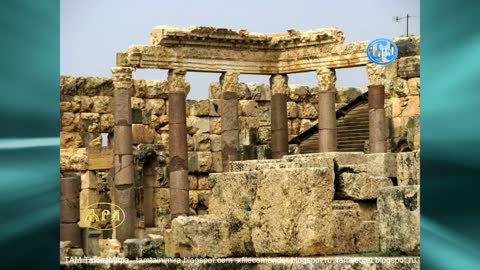 The ruins of the ancient city of Baalbek in Lebanon