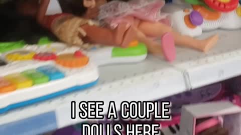 Thrifting for haunted dolls PART 1