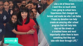 Cardi B Shocks Students With Surprise Visit and Donation To Her Bronx Middle School