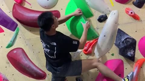 The North Face Global Rock Climbing Day, a tough rock climbing competition v4, finally hit [frown]