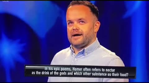 Ben Shepherd's face daytime quizzing