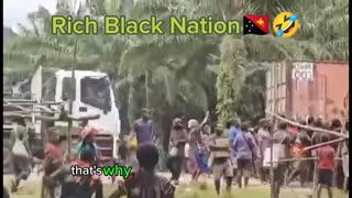 So called Rich Black Nation, Papua New Guinea on action🇵🇬