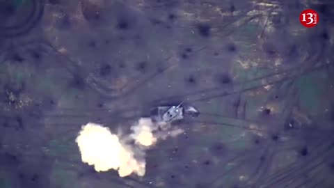 Russian Lancet kamikaze drone takes out Leopard tank