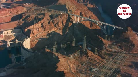 Hoover Dam USA By Drone {4K}