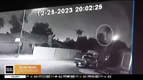 Authorities are investigating an unknown object seen ripping through the night sky in SoCal