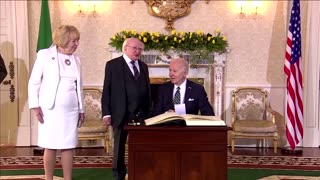 Biden meets Irish President Michael Higgins