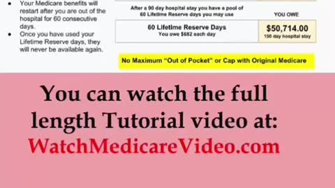 Part 16 - Medicare Tutorial - What is the Medicare Part A Deductible?