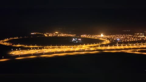 Bahria town Karachi night view from Eiffel Tower