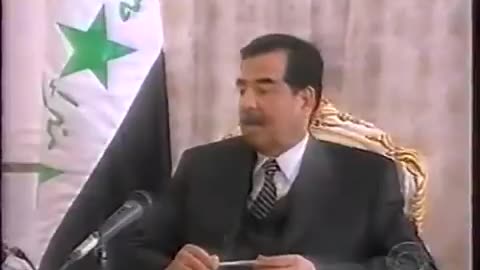 Watch this interview with Saddam Hussein 3 weeks before the US invasion