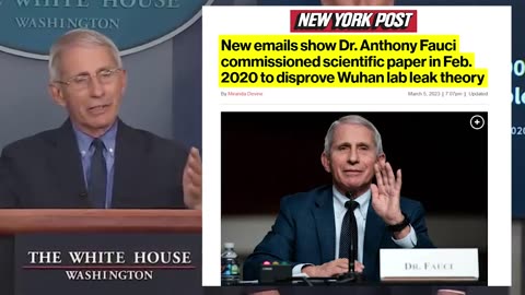 Fauci secretly crafted the "Proximal Origin" paper that dismissed a lab leak as a "conspiracy theory."