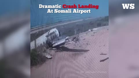 Somali airport plane crush