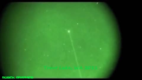 Night Vision UFO Spotting using Laser Pointers (classified vehicles)