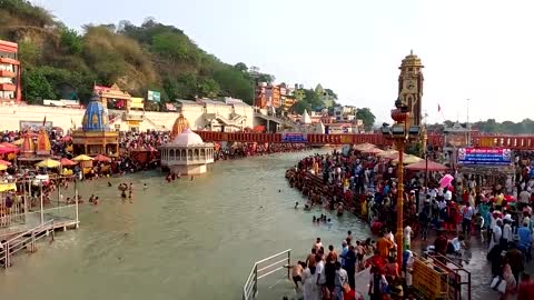 Devotees take holy dip in River Ganges to mark festival