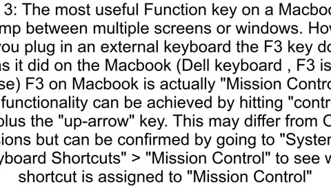 Function keys not working on MacOs with external Mac keyboard