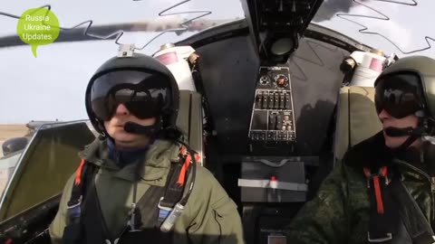 Pilots of Ka-52 reconnaissance attack helicopters carried out missile launches against AFU