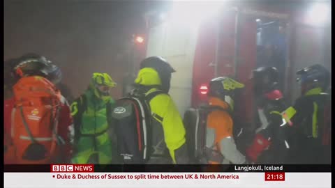 Weather Events 2020 - 40 tourists stranded in blizzard (Iceland) - BBC News - 8th January 2020