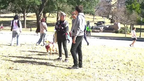 Interviewing Palestinian Protesters In Austin