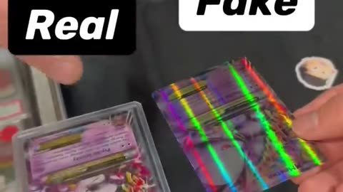 BEWARE FAKE OR REAL POKEMON CARDS.