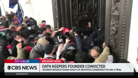 Oath Keepers founder Stewart Rhodes found guilty of seditious conspiracy in Jan. 6 attack