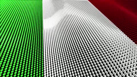 Motion Particle Flag Loop Italy