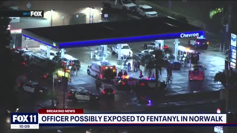 Law enforcement officer possibly exposed to fentanyl