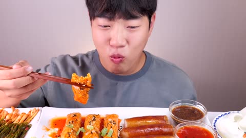 Cow intestine Mukbang ASMR