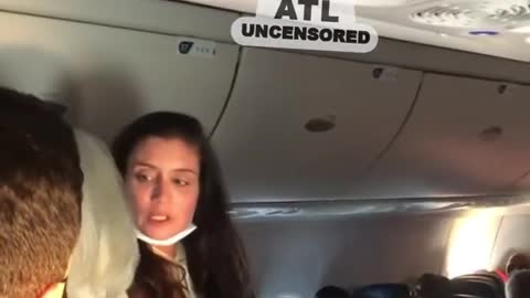 Mask Fanatic Attacks, SPITS on Senior Citizen for Declining Mask on Atlanta Flight