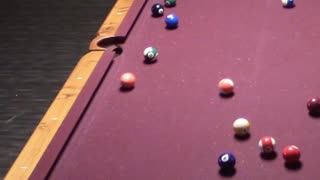 5 BALL BACK INTO THE SIDE POCKET WITH A LITTLE HELP!