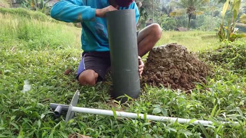 Free energy irrigation project with Vertical Axis Windmill Water Pump