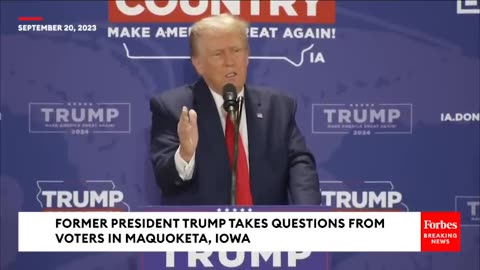 WATCH Trump Takes Audience Questions About 'Wokeness,' Education, And Advice To Young Conservatives