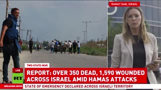 Over 350 reported dead, 1,590 wounded across Israel
