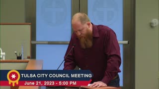 Man Eviscerates the Tulsa City Council for neglectin citizens in favor of deviants & pedophiles